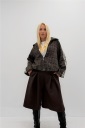 giubbino modello bomber fantasia quadri milo
